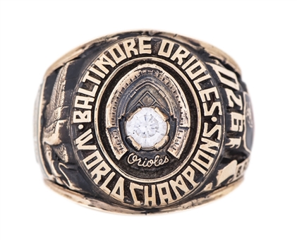 1970 Brooks Robinson Baltimore Orioles World Series 10k Ring - Salesman Sample 